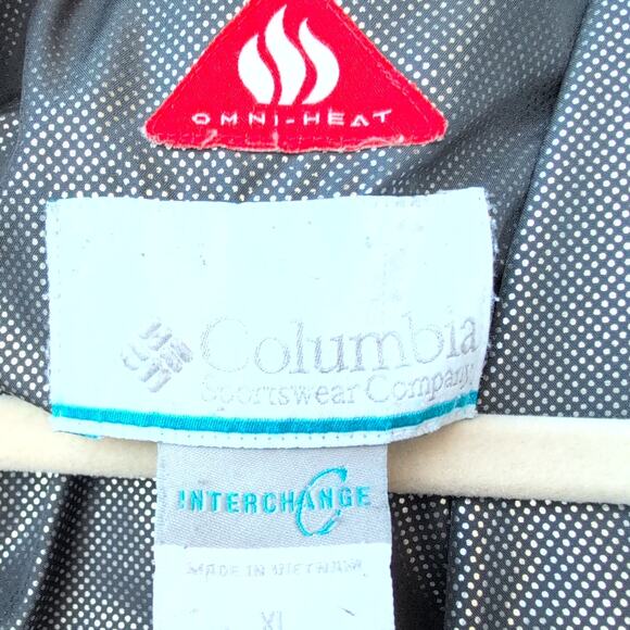 Columbia Omni Heat Interchange Removable Liner & Hood Men's XL Blue/Black - Picture 5 of 12